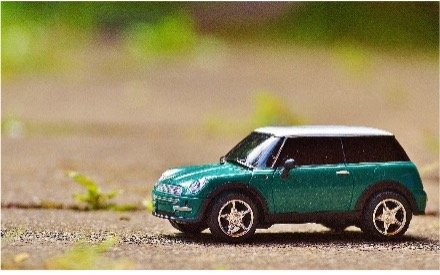 MINI Cooper miniature pour illustrer les différentes solutions de financement (renting, leasing, achat comptant) existant pour l'achat d'une voiture de société