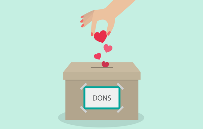 dons Boite à dons déductibles - Conseils de Bufiscom