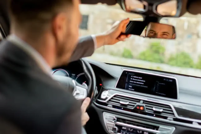 bufiscom-article-Déplacements-head Homme se rendant à son lieu de travail en voiture